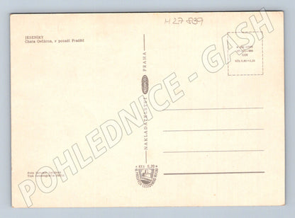 Pohlednice Jeseníky Chata Ovčárna Praděd 1989 (M27839)