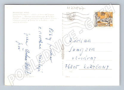 Pohlednice Moravský Kras Punkevní jeskyně 1983 (M27847)