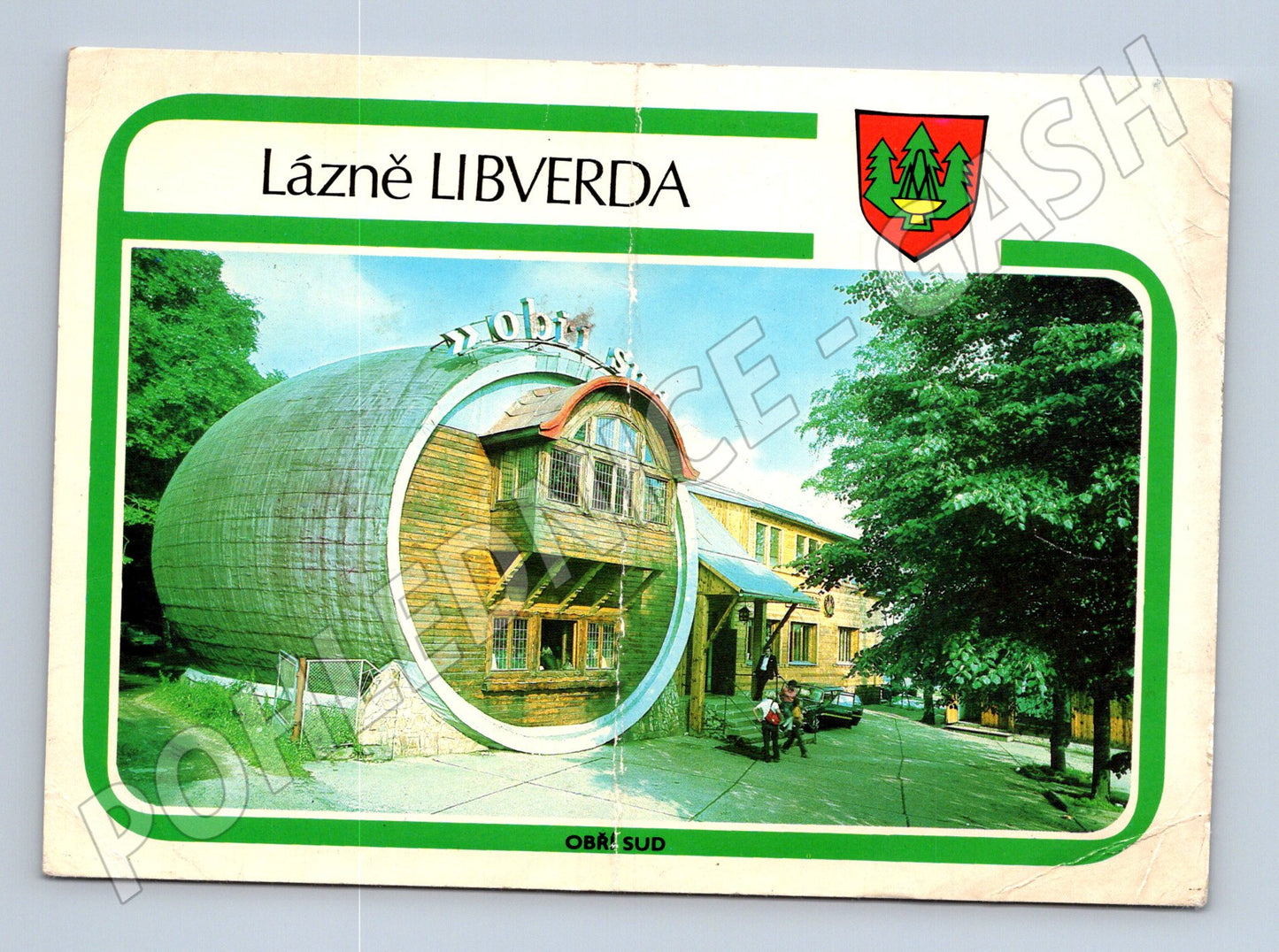 Pohlednice Lázně Libverda restaurace Obří sud (M27849)