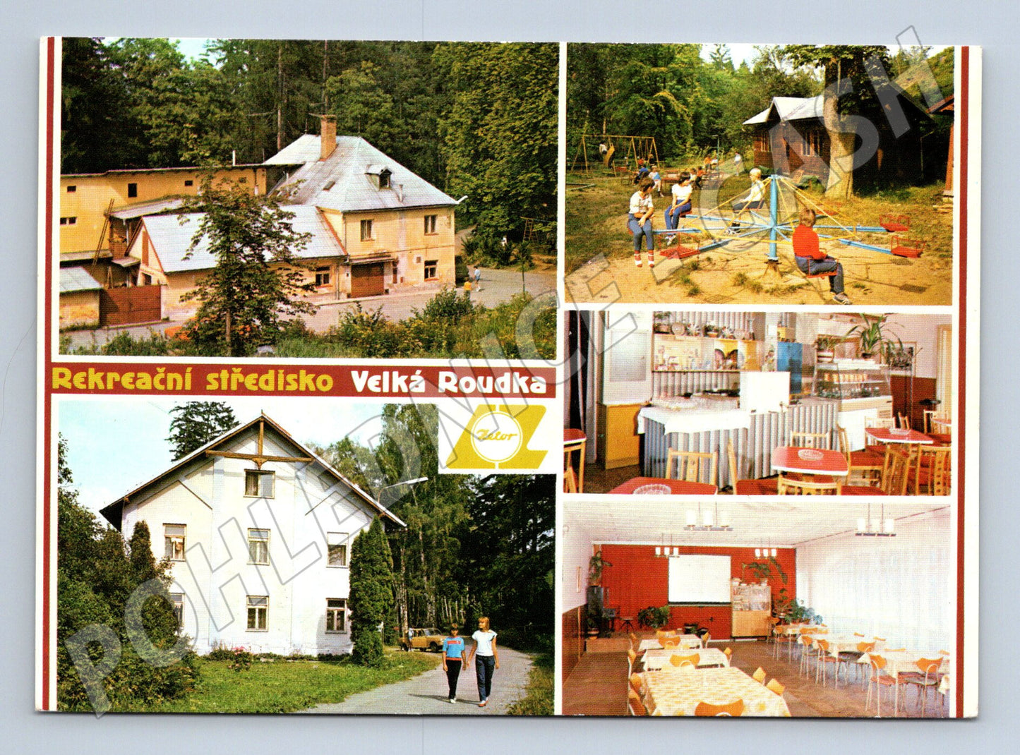 Pohlednice Velká Roudka rekreační středisko 1970 (M27852)