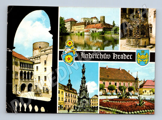 Pohlednice Jindřichův Hradec collage 1970 (M27868)