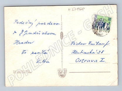 Pohlednice Jindřichův Hradec collage 1970 (M27868)