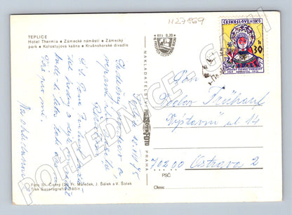 Pohlednice Teplice multi-pohled 1969 (M27869)