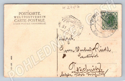 Pohlednice ptáček 1907 velikonoční (M2787)