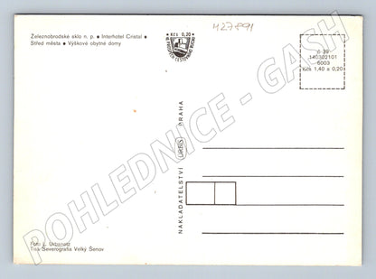 Pohlednice Železný Brod pohledy na město (M27891)