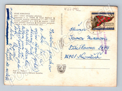 Pohlednice Velké Karlovice na Valašsku koláž 1973 (M27892)
