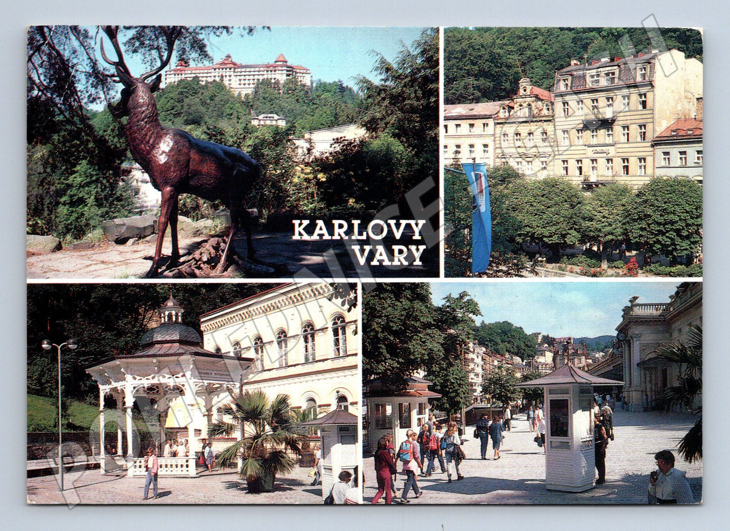 Pohlednice Karlovy Vary multiview 1972 (M27893)