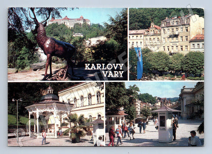 Pohlednice Karlovy Vary multiview 1972 (M27893)