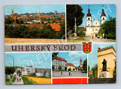 Pohlednice Uherský Brod motivy města (M27894)