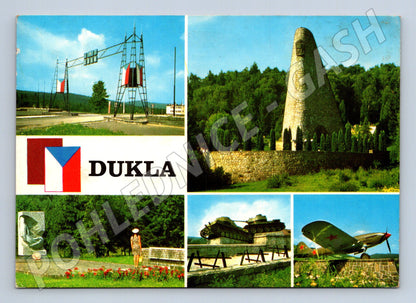 Pohlednice Dukla památník tank letadlo 1988 (M27896)