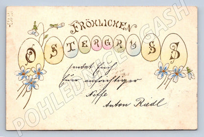 Pohlednice vajíčka Rakousko Uhersko Praha (M2790)