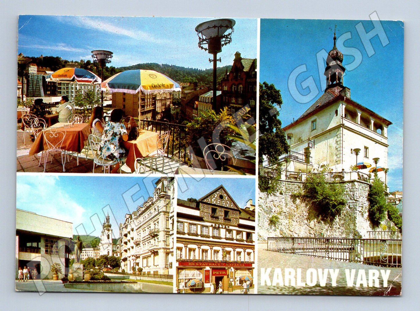 Pohlednice Karlovy Vary více motivů 1970 (M27900)