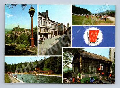 Pohlednice Nový Jičín Štramberk koláž (M27901)