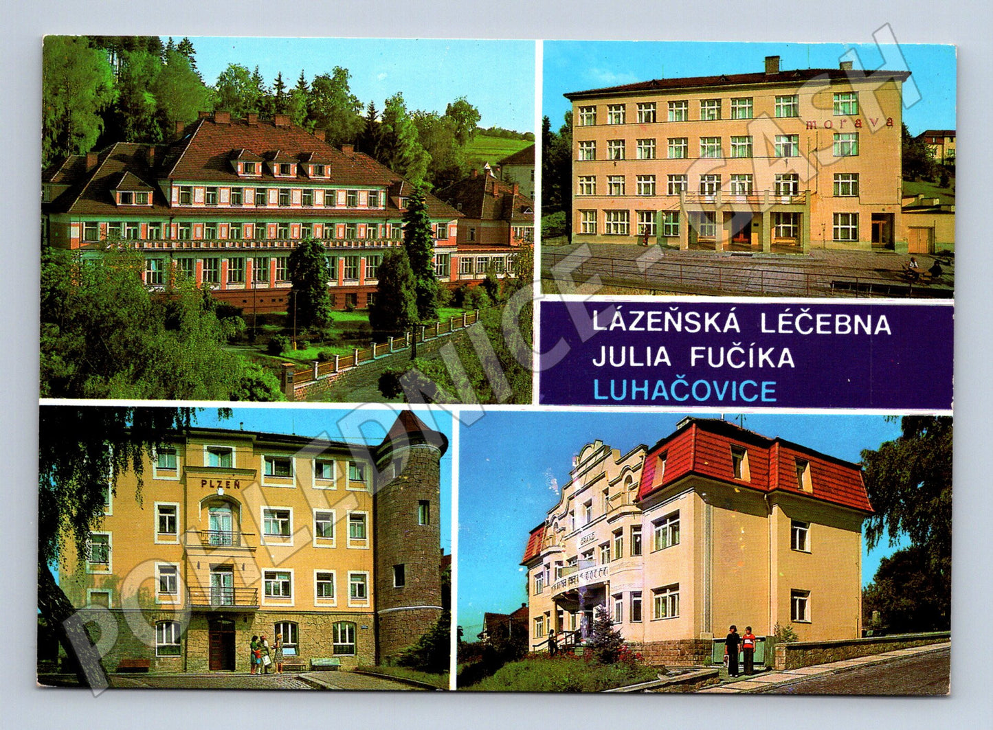Pohlednice Luhačovice lázeňská léčebna Julia Fučíka (M27903)