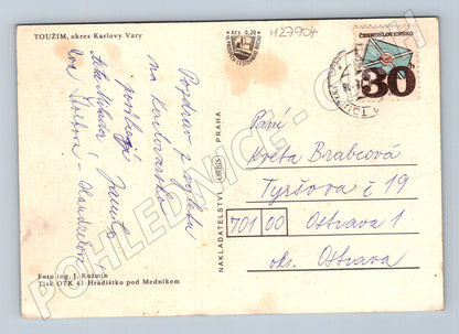 Pohlednice Toužim více pohledů 1970 (M27904)