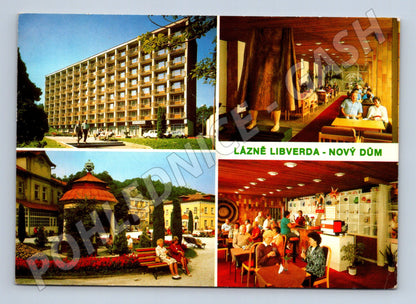Pohlednice Lázně Libverda Nový dům 1997 (M27915)