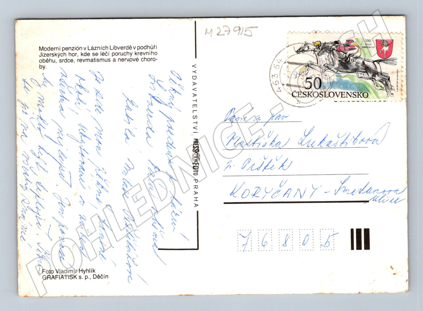 Pohlednice Lázně Libverda Nový dům 1997 (M27915)