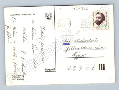 Pohlednice Jáchymov různé pohledy 1969 (M27920)
