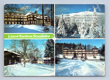 Pohlednice Karlova Studánka více záběrů zima (M27925)