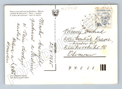 Pohlednice Pastviny a okolí 1985 (M27928)