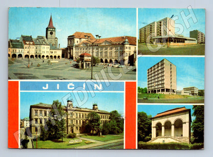 Pohlednice Jičín koláž 1980 (M27937)