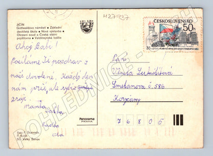 Pohlednice Jičín koláž 1980 (M27937)