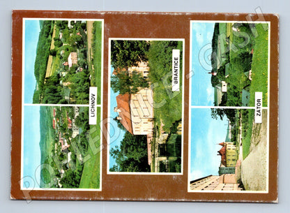 Pohlednice Lichnov Brantice Zátor víceokénková 1947 (M27938)
