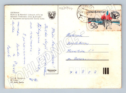 Pohlednice Ostrava různé pohledy 1970 (M27944)