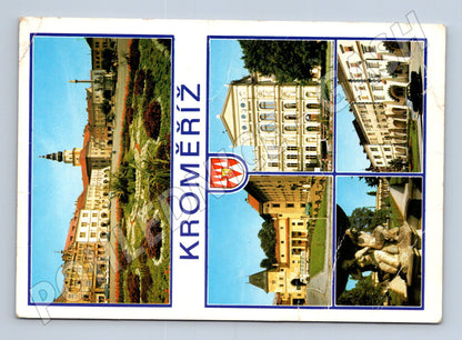 Pohlednice Kroměříž multi-view 1993 (M27947)