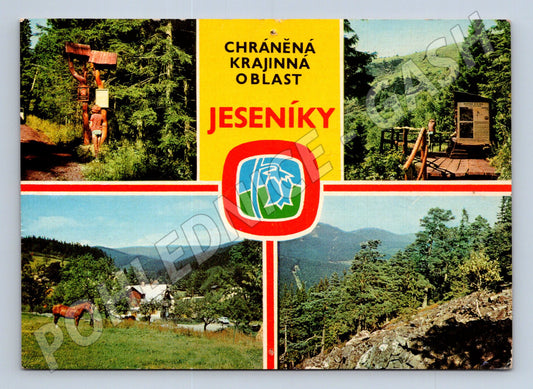 Pohlednice Jeseníky Chráněná krajinná oblast 1974 (M27949)