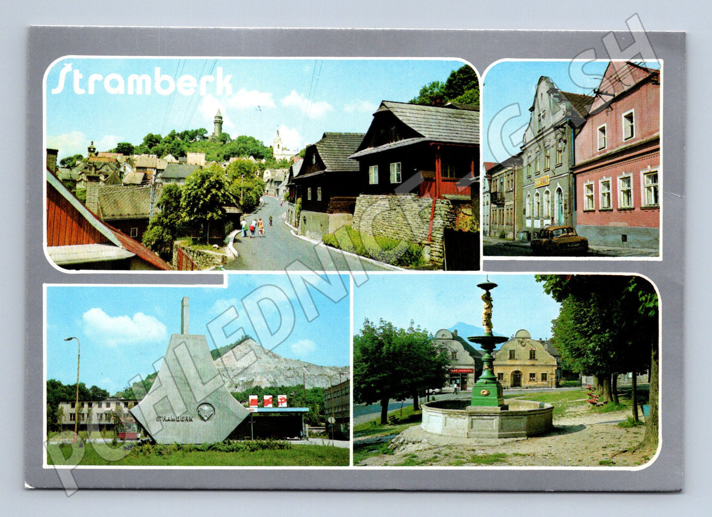 Pohlednice Štramberk koláž památky (M27953)