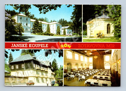 Pohlednice Janské Koupele Zotavovna Mír 1986 (M27954)