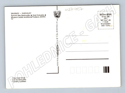 Pohlednice Hukvaldy Sklenov hrad Liška Bystrouška (M27957)