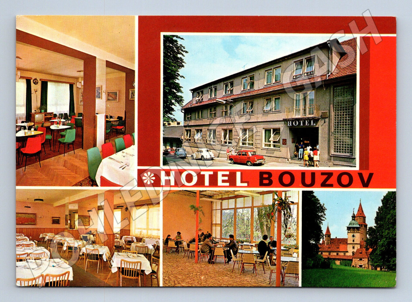 Pohlednice Bouzov hotel zámek (M27958)