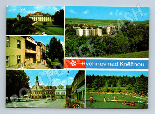 Pohlednice Rychnov nad Kněžnou více motivů (M27962)