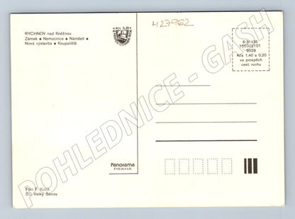 Pohlednice Rychnov nad Kněžnou více motivů (M27962)