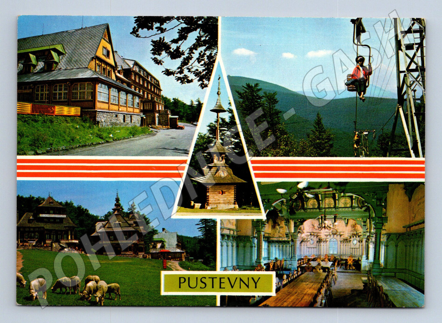 Pohlednice Pustevny Beskydy více motivů (M27963)