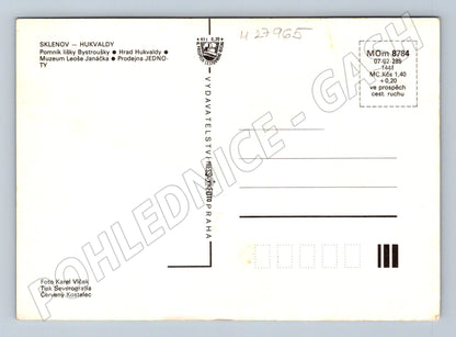 Pohlednice Sklenev Hukvaldy hrad Liška Bystrouška (M27965)
