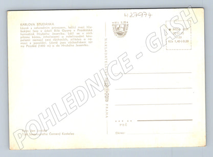 Pohlednice Karlova Studánka lázně multi-view 1975 (M27974)