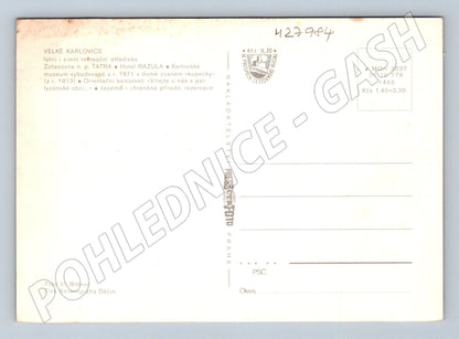 Pohlednice Velké Karlovice na Valašsku různé motivy 1979 (M27984)
