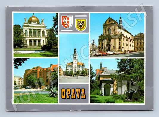 Pohlednice Opava více motivů (M27985)