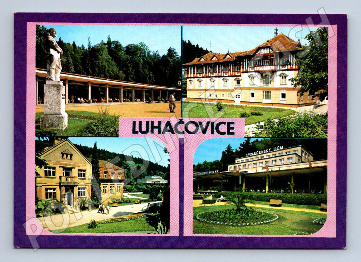 Pohlednice Luhačovice vícesnímková (M27988)