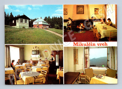 Pohlednice Mikulčin vrch Bílé Karpaty horská chata (M27992)