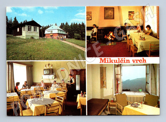 Pohlednice Mikulčin vrch Bílé Karpaty horská chata (M27992)