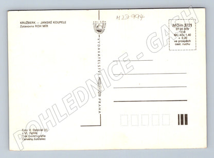 Pohlednice Kružberk Janské Koupele Zotavovna ROH Mír 1979 (M27994)