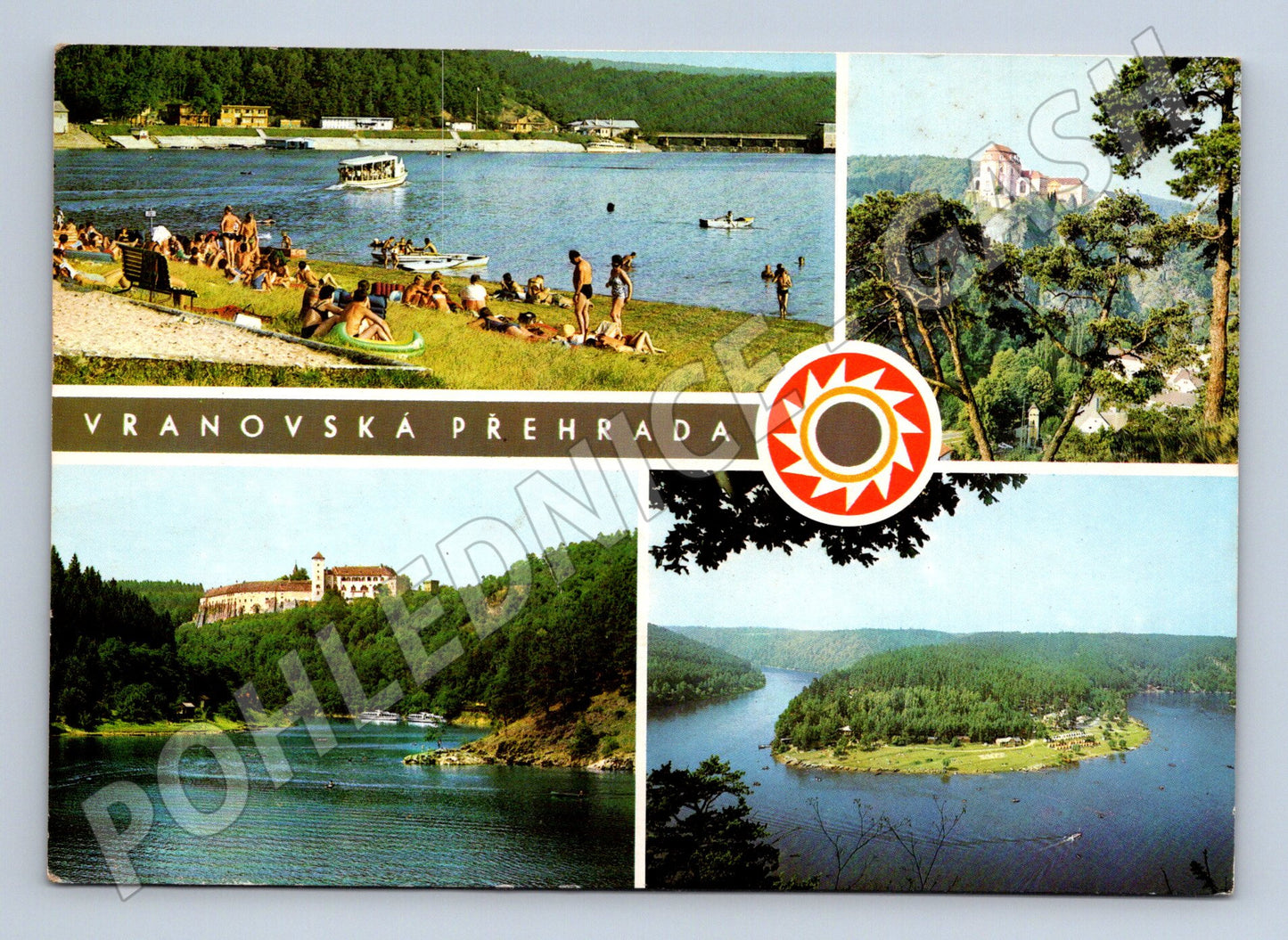 Pohlednice Vranovská přehrada zámek Bítov (M27998)