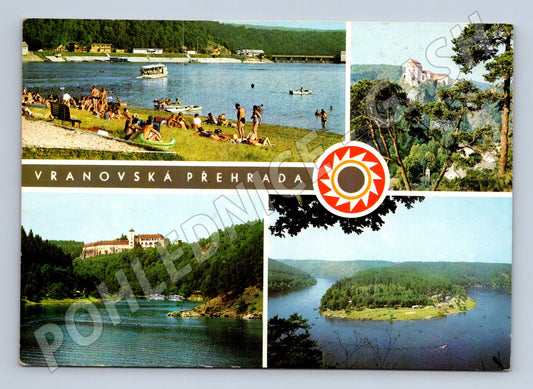 Pohlednice Vranovská přehrada zámek Bítov (M27998)