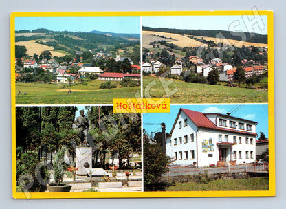 Pohlednice Hošťálková multi-view 1982 (M28002)