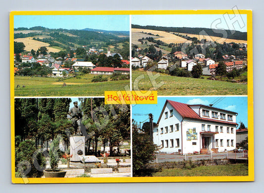 Pohlednice Hošťálková multi-view 1982 (M28002)