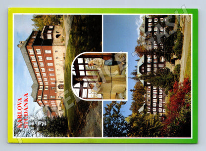 Pohlednice Karlova Studánka koláž lázeňských domů (M28004)
